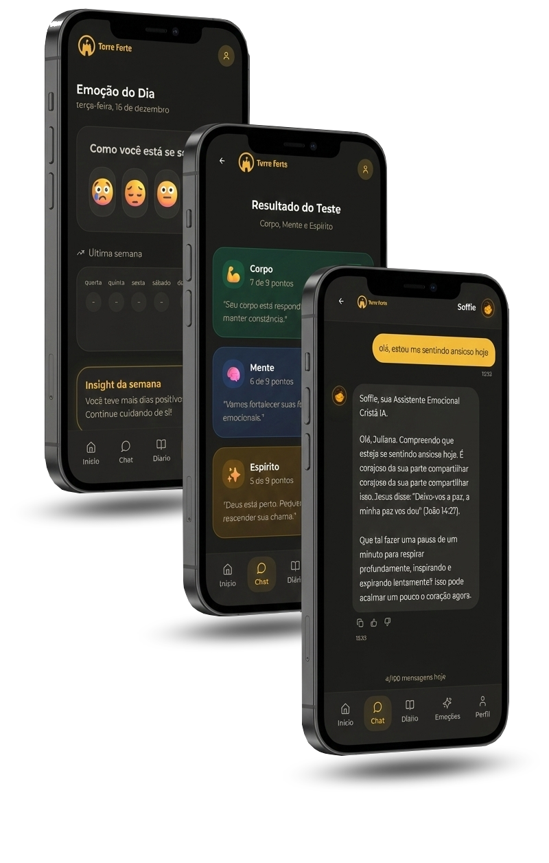 Mockup do App Soffie